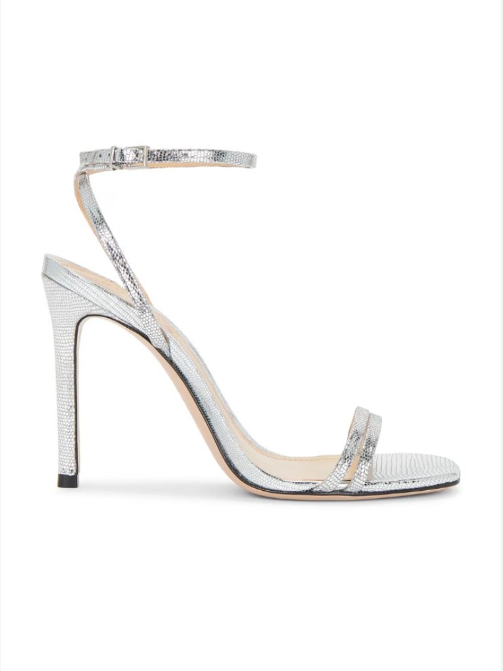 Schutz Altina Sandal in Prata size 7